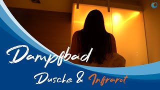 Dampfbad Dampfdusche oder Infrarotkabine für Zuhause  Bluevibes [upl. by Enirehtac]