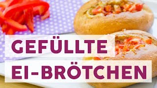 Gefüllte EiBrötchen sind DER neue FoodTrend [upl. by Eekorehc928]