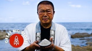 The Japanese Technique for Harvesting Sea Salt by Hand [upl. by Lonnie]