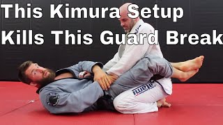 Powerful Kimura Setup for White Belts to Stop Basic Guard Break [upl. by Htennaj]