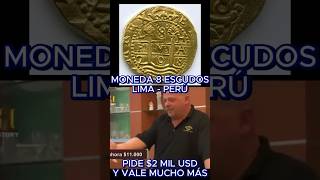 PIDE 2 MIL DÓLARES MONEDA ORO 8 ESCUDOS💲 SORPRESA VALE MUCHO MÁS 💲💲 💲elpreciodelahistoria pawnshop [upl. by Tlaw]