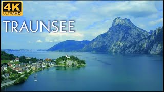 Traunsee Traunstein Gmunden Austria 4k UHD [upl. by Darach749]