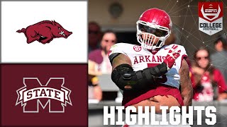 Arkansas Razorbacks vs Mississippi State Bulldogs  Full Game Highlights [upl. by Mizuki646]