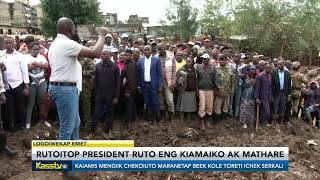 President William Ruto visits Kiamaiko and Mathare in Nairobi [upl. by Briscoe]