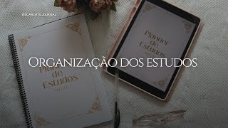 Como organizar meus estudos da faculdade EAD ou Presencial usando meu Planner de Estudos [upl. by Hsima43]