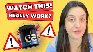 NITRIC BOOST ULTRA  ⚠️🚨BIG BEWARE🚨⚠️ NITRIC BOOST ULTRA REVIEW  NITRIC BOOST ULTRA REVIEWS [upl. by Lucky]