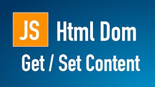 Learn JS HTML Dom In Arabic 05  Elements  Get Set Element Content [upl. by Mad]