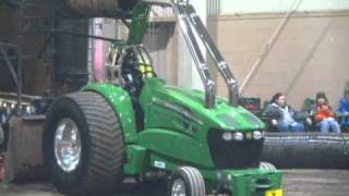 John Deere 7930 Tractor Pulls Fuel Line Fire PT1 [upl. by Lac]