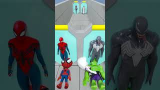 Kiss Run Hulk vs Spiderman In Barry Prison gta shorts [upl. by Llennehc]