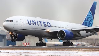 HD CLOSE UP Plane Spotting at Newark Liberty International Airport [upl. by Neirbo]