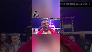 🥊  quot Le Message de FRANCIS NGANNOU après sa victoire [upl. by Nehgem786]