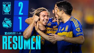 📹 Resumen  Tigres 2  1 Puebla  Jornada 1  Leagues Cup 2024 [upl. by Ahsiekin]