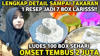 SEKALI BUAT LANGSUNG HABIS 1 RESEP JADI 7 BOX IDE JUALAN MAKANAN KEKINIAN OMSET 2 JUTA SEHARI [upl. by Kaya]