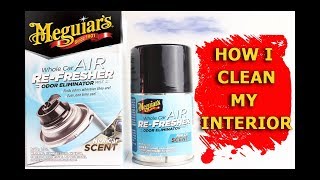 Meguiars Air ReFresher How I clean My Car [upl. by Eirrab]