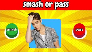 SMASH or PASS 60 OPTIONS  Hottest Celebrity Edition 2024  Mighty quiz [upl. by Prior]