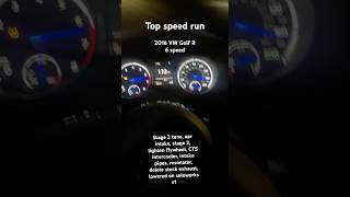 2016 VW Golf R Top Speed Run Stage 2 [upl. by Rockefeller]