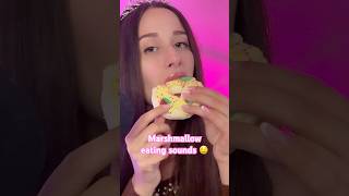 Marshmallow eating 🤤🤤🤤 asmr eatingsounds youtubecreatorcommunity [upl. by Ayoras199]