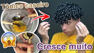 COMO FAZER PRO CABELO CRESCER MAIS RÁPIDO  tônico capilar caseiro [upl. by Idnir]