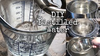 How to make Distilled Water at home [upl. by Merfe]