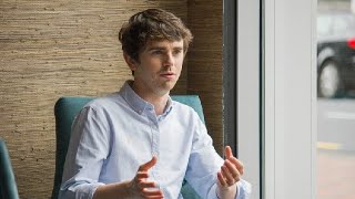 Freddie Highmore Speaking 5 Languages [upl. by Imuy840]