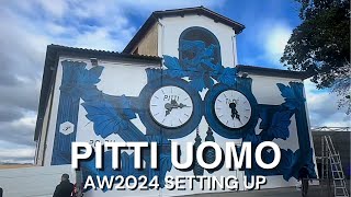 PITTI UOMO AW2024 SETTING UP【FIRENZE】ピッティ ウォーモ 秋冬2024 セッティング Italian Mens Fashion [upl. by Aserej]