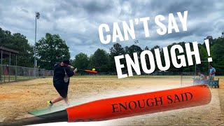 Onyx Enough Said Orange Senior Softball Bat Review [upl. by Eseeryt971]