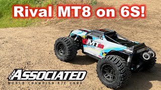 Rival MT8 First Run on 6S Team Associated [upl. by Northey]