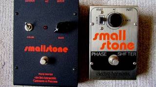 Electro Harmonix Small Stone phaser battle  US vs Sovtec [upl. by Notnats]