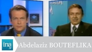 Abdelaziz Bouteflika quotJai lintention daller devant le peuple algérienquot  Archive INA [upl. by Yrrak]