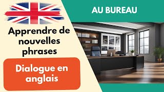 Au bureau Dialogue simple conversation en anglais pour débutants 2 [upl. by Aisatan815]