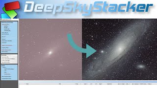 How to Stack Astrophotography Images  DeepSkyStacker Tutorial [upl. by Ymerrej]