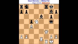 Mikhail Tal vs Niemela Tal Chess game Tal best sacrifices Tal all famous chess game Talchess [upl. by Davenport]