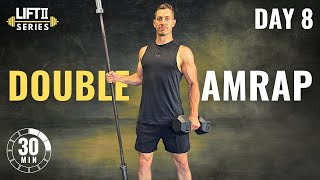 30 Min FULL BODY AMRAP WORKOUT  Barbell  Dumbbell [upl. by Watts]