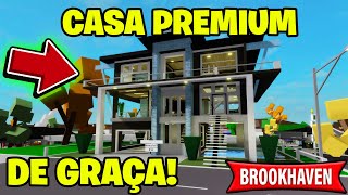 COMO GANHAR A NOVA CASA PREMIUM NO BROOKHAVEN RP Roblox ATUALIZAÇÃO [upl. by Saixela755]