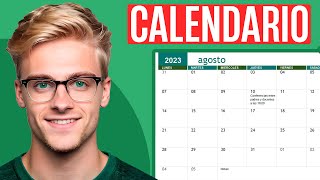 Cómo HACER un CALENDARIO en Excel 2024  Calendario 2024 en Excel [upl. by Kcirdneh171]