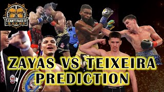 PREDICTION XANDER ZAYAS VS PATRICK TEIXEIRA PREVIEW [upl. by Celinka581]