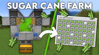 Minecraft EASY Sugar Cane Farm  Tutorial 119 [upl. by Meece]