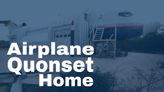 Arizona Engineer Builds Dream Airplane Quonset Hut Home [upl. by Nonez]