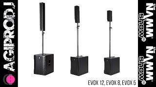 RCF EVOX Series EVOX 12 EVOX 8 EVOX 5 Overview  NAMM 2016  agiprodjcom [upl. by Neyrb888]