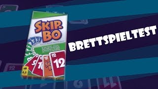 SkipBo Kartenspiel  Brettspieltest [upl. by Aicilic]