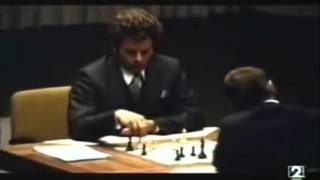 Rare Footage From Fischer Spassky 1972 World Chess Championship [upl. by Aneeuqahs]