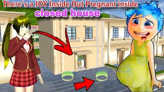 جوي حامل تختبئ هنا Theres JOY Inside Out Pregnant Hiding in Closed House  Sakura School simulator [upl. by Dom]