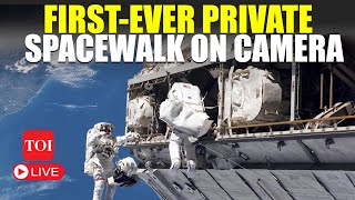 LIVE  HISTORY IN THE MAKING SpaceX Polaris Dawn Crew Embarks on FirstEver Private Spacewalk [upl. by Faux]