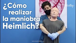 ¿Cómo realizar la Maniobra de Heimlich [upl. by Rabah]