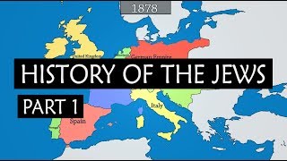 History of the Jews  Summary on a Map [upl. by Redleh119]