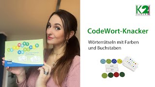 CodeWortKnacker  Rätseln mit Buchstaben [upl. by Onailimixam137]