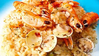 Risotto di vongole e scampi [upl. by Gylys824]