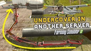 I GO UNDERCOVER ON A FAN MADE SERVER  Farming Simulator 17 [upl. by Nyhagen]