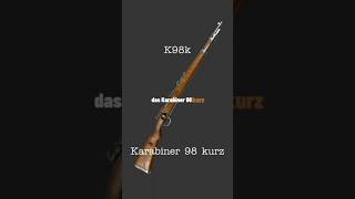 Der Karabiner 98 Ein ikonisches deutsches Gewehr [upl. by Adnilema]