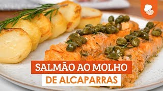 Salmão ao molho de alcaparras — Receitas TudoGostoso [upl. by Hpejsoj]